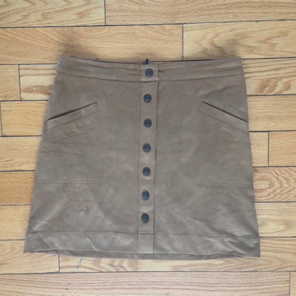 Suede Mini Skirt